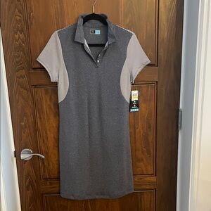 PGA Tour Blue and Black Polo